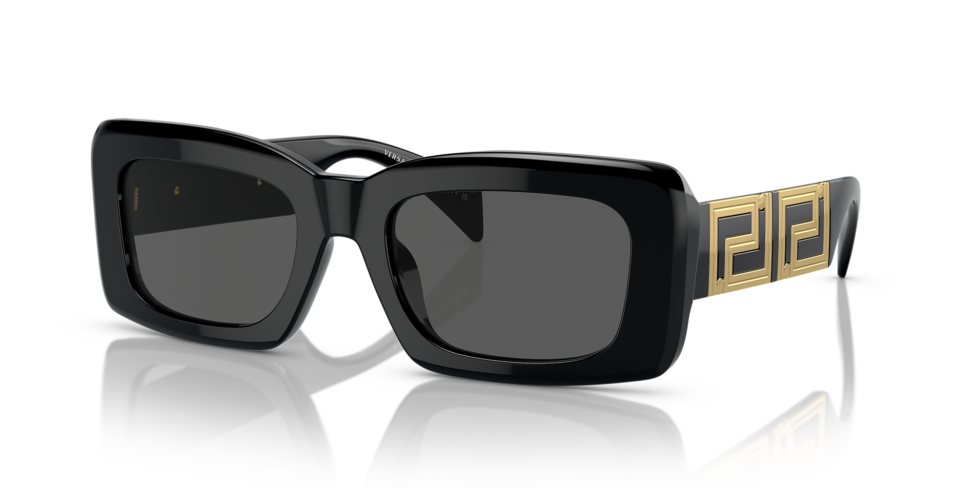 Versace Ve4444u 54 Dark Grey And Black Sunglasses Sunglass Hut Usa 