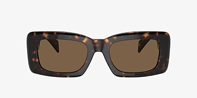 Versace VE4444U 54 Dark Brown Hut Sunglasses | & USA Sunglass Havana
