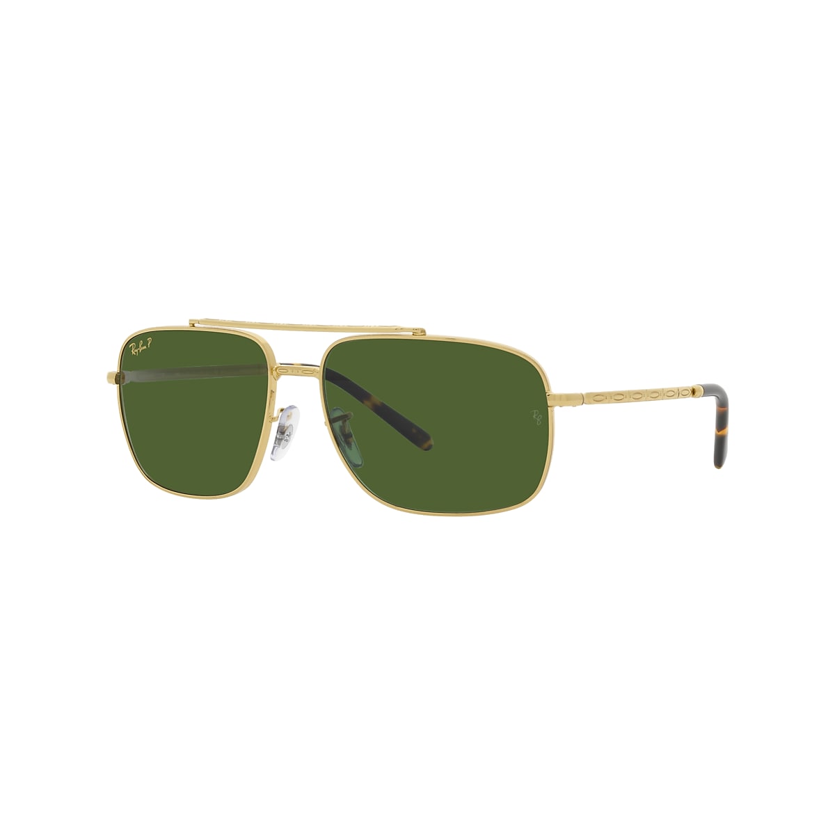 小物 Ray-Ban RB3796 Ray-Ban RB3796 XXL (62 - 15) with Green lenses and Gold