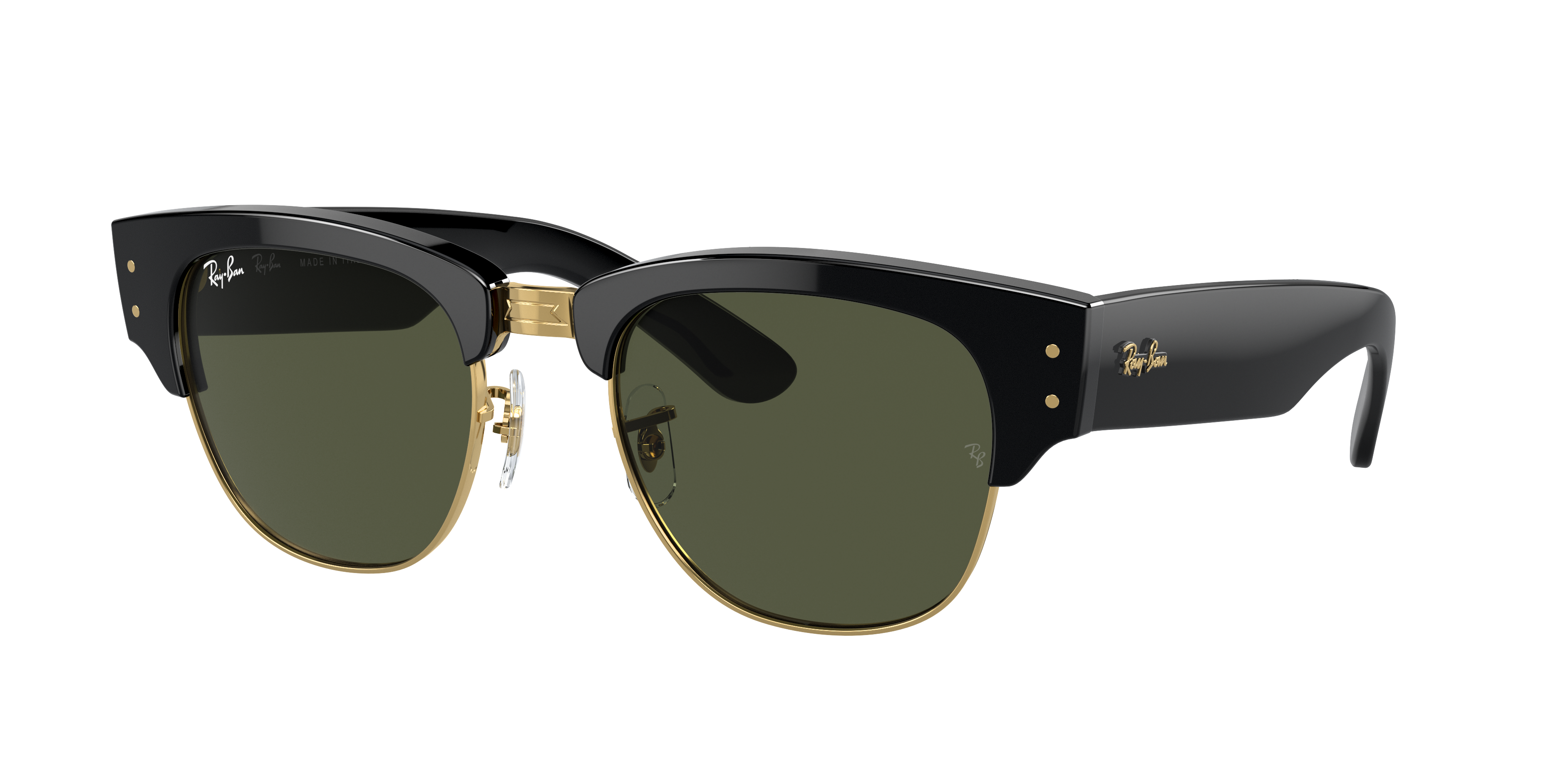 Ray Ban Mega Clubmaster Square-frame Sunglasses In Green