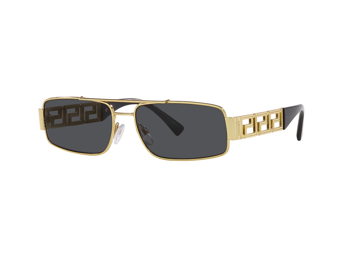 Versace VE2257 XL (60 - 16) with Grey lenses and Gold frame  display picture 3