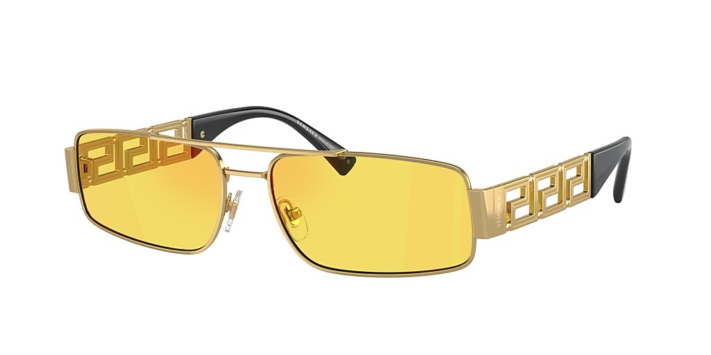 Versace VE2257 60 Yellow Mirror Red & Gold Sunglasses Sunglass Hut USA