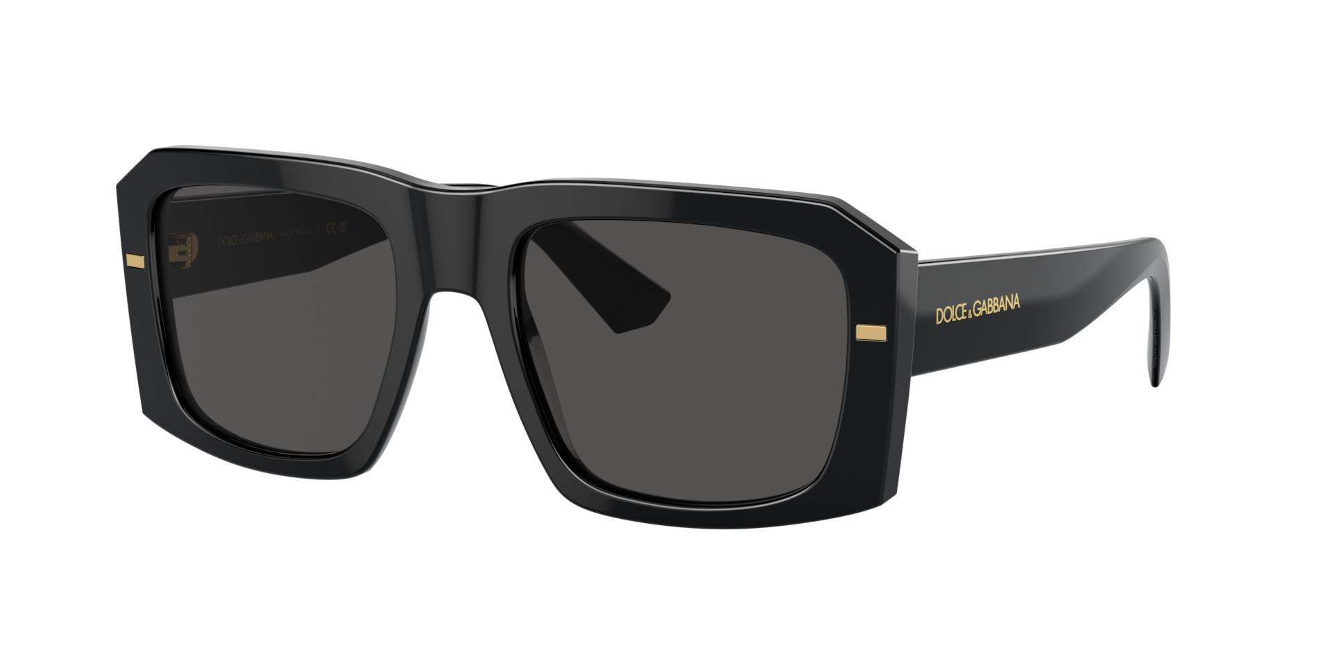 Dolce & Gabbana Square Frame Sunglasses In Dark Grey