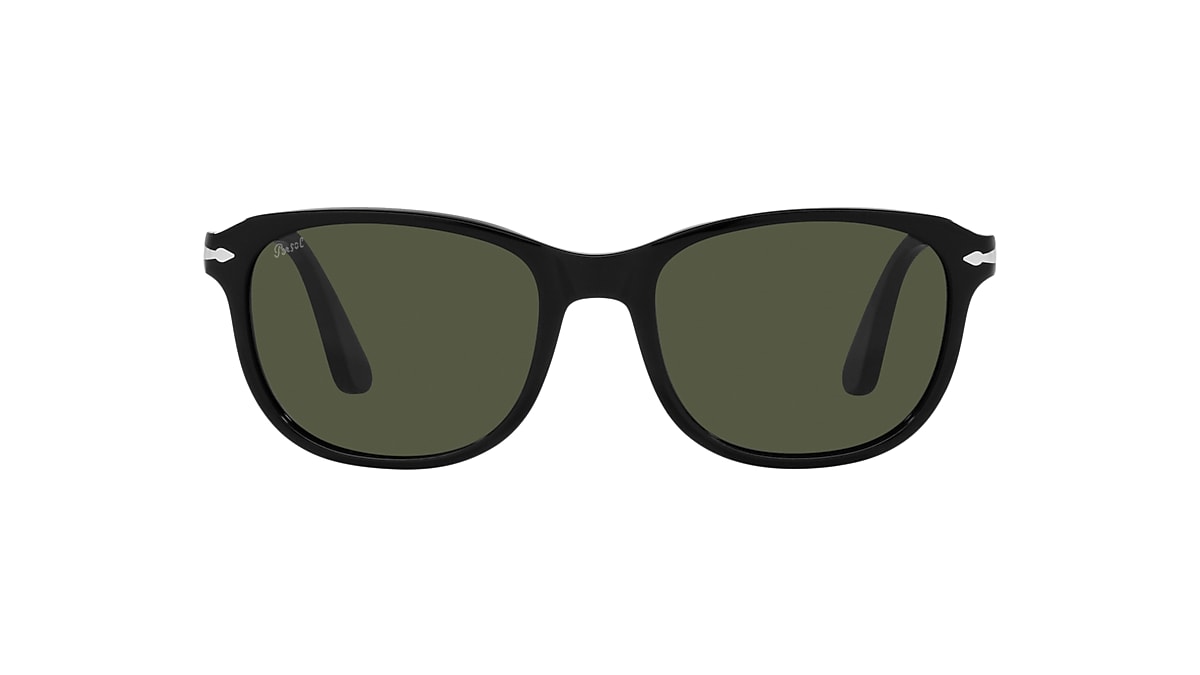 Persol PO1935S L (57 19) with Green lenses and Black frame