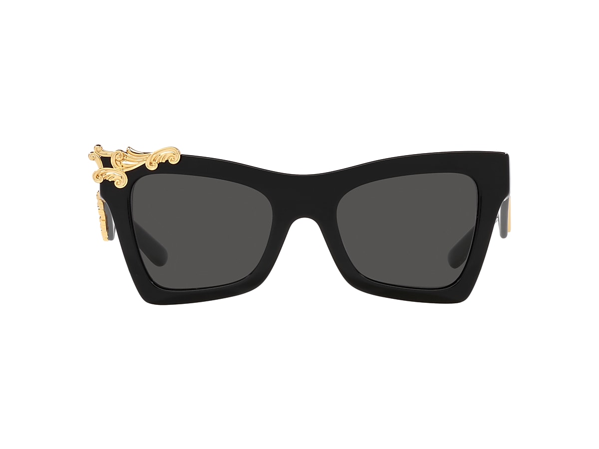 Dolce & Gabbana DG4401 Black Oversized Sunglasses – Designer Daydream