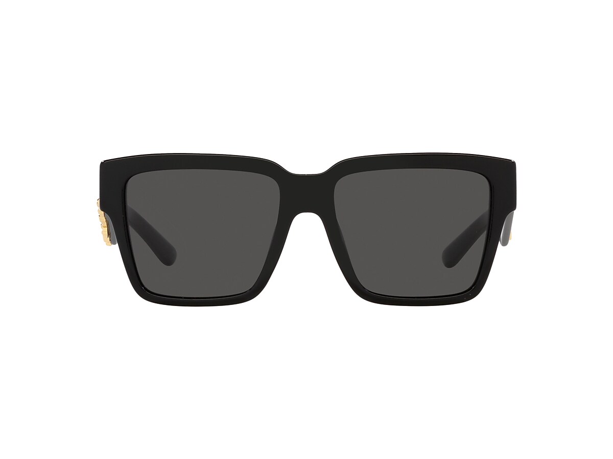 Dolce&Gabbana DG4436 55 Dark Grey & Black Sunglasses | Sunglass 
