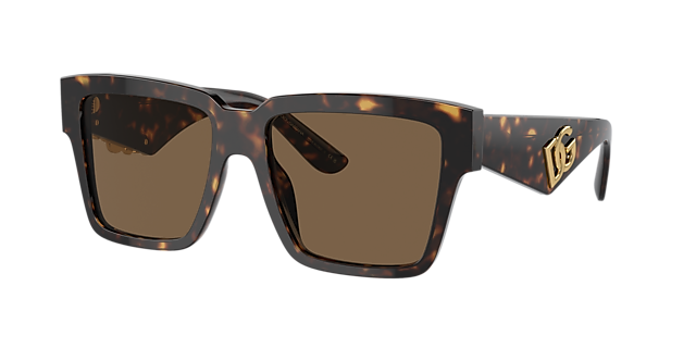 Dolce&Gabbana DG4436 55 Dark Brown & Havana Sunglasses