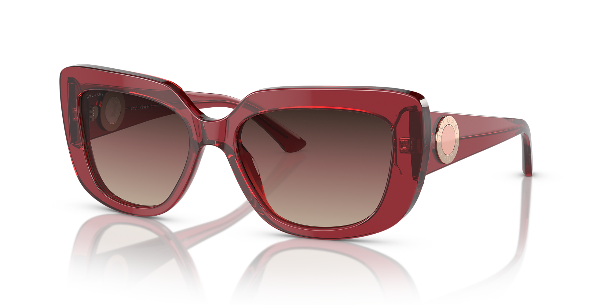 Bvlgari BV8261 55 Brown Gradient Purple Gradient Black & Transparent