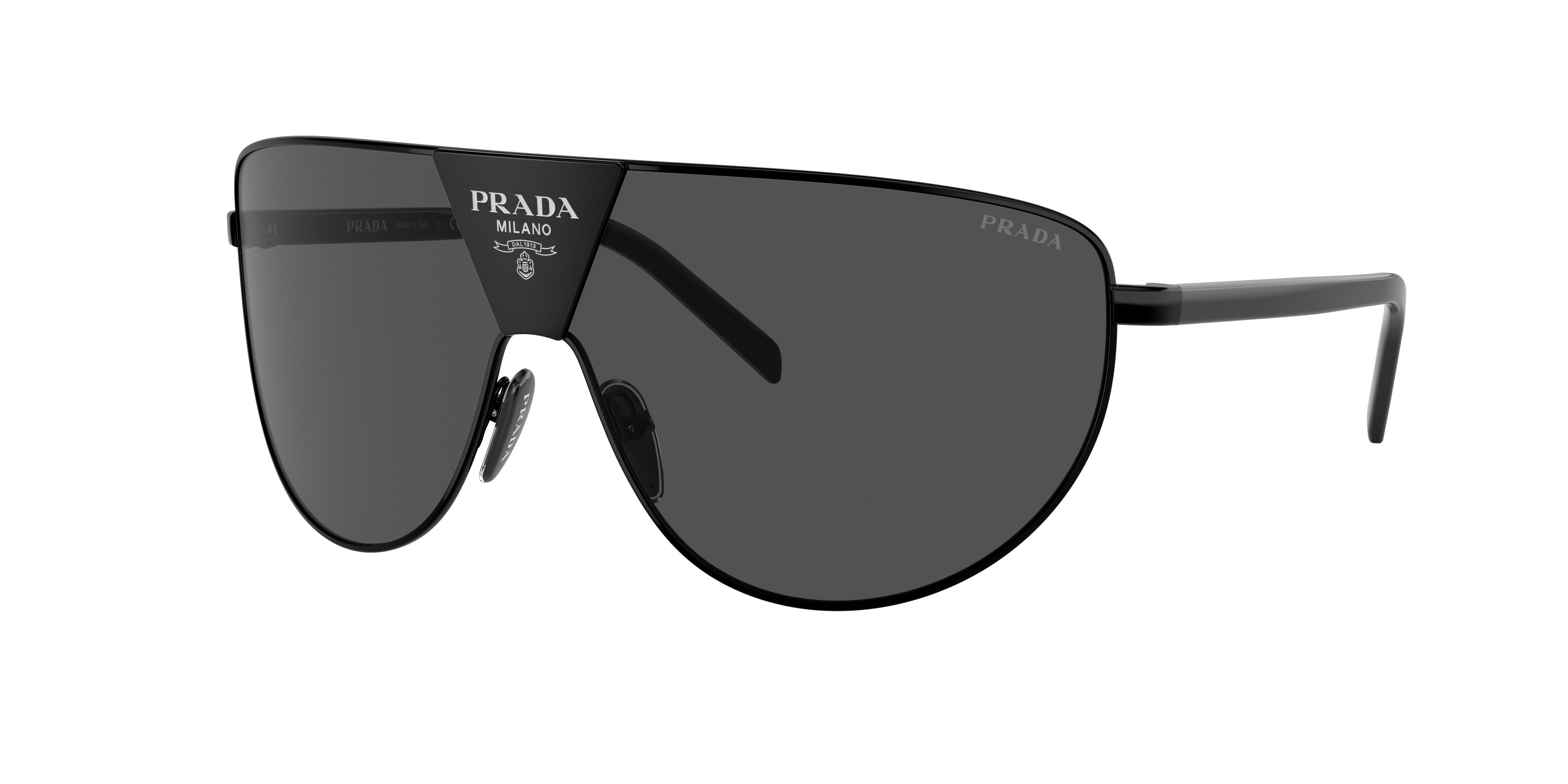 Shop Prada Man Sunglasses Pr 69zs In Dark Grey