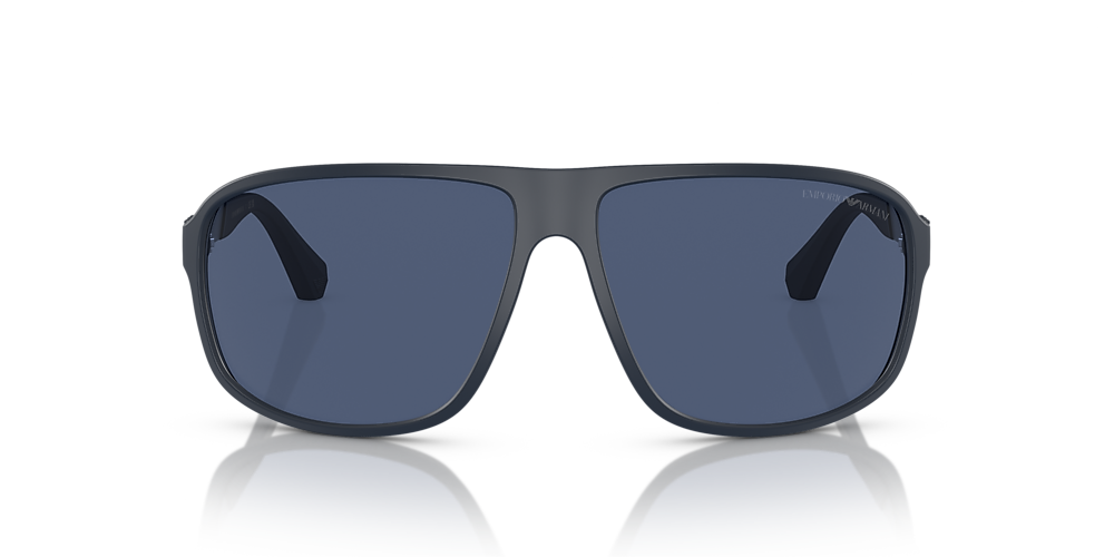 Emporio Armani EA4029 64 Dark Blue & Matte Blue Sunglasses 