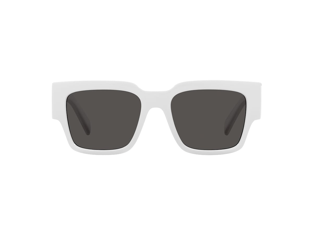 Dolce&Gabbana DG6184 M (52 - 18) with Grey lenses and White frame