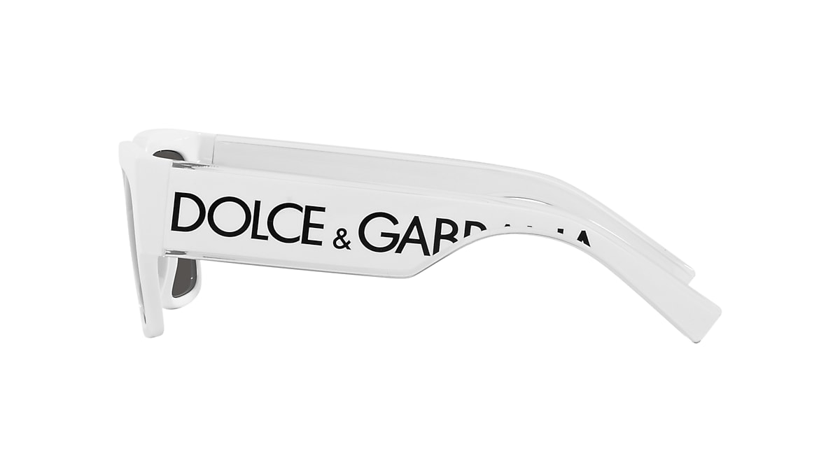 Dolce&Gabbana DG6184 M (52 - 18) with Grey lenses and White frame