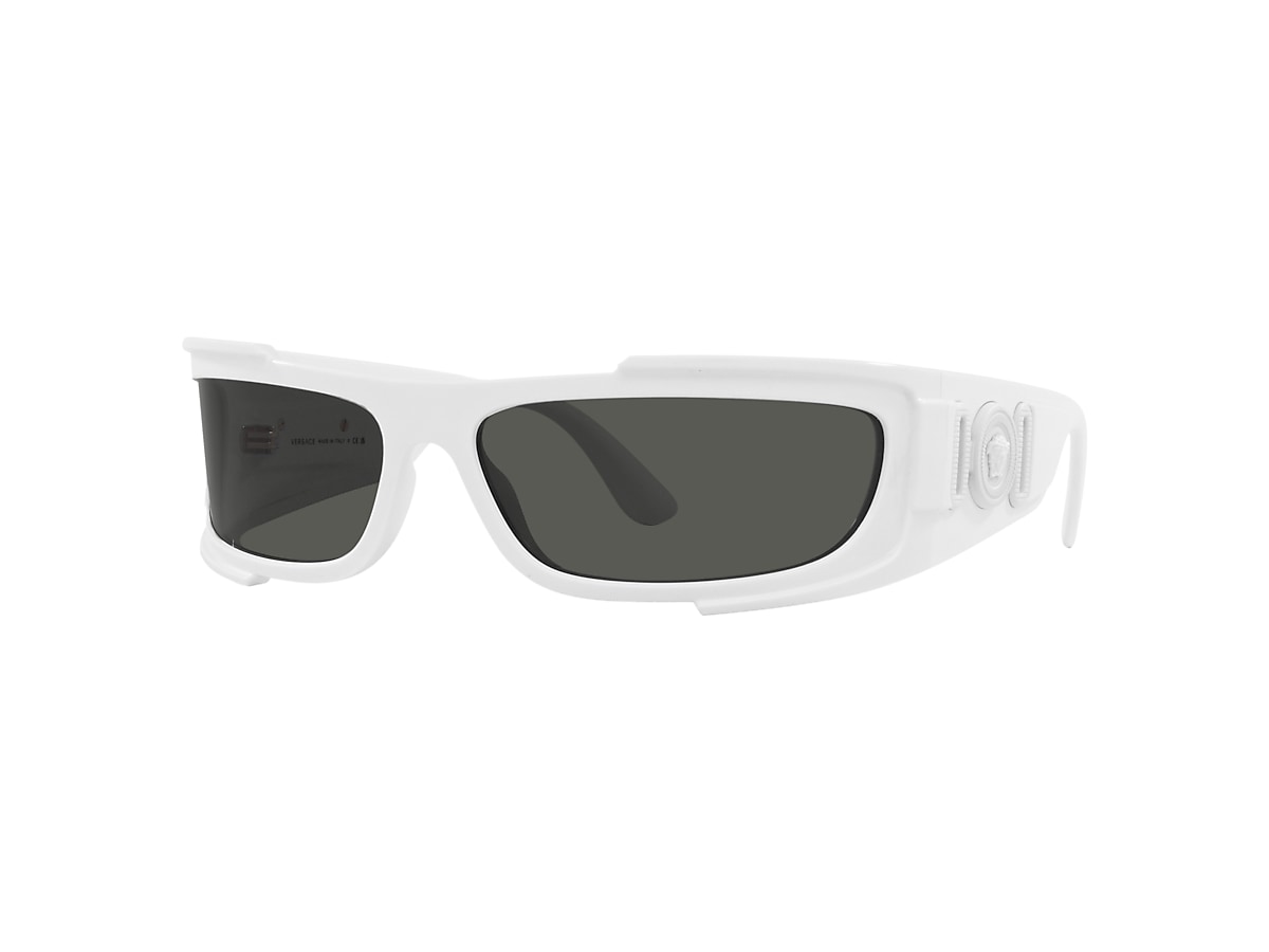 Chanel Unisex Street Style Round Sunglasses, White, (Inventory Confirmation)