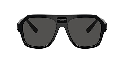 Dolce&Gabbana DG4433 58 Dark Grey & Black Sunglasses | Sunglass 