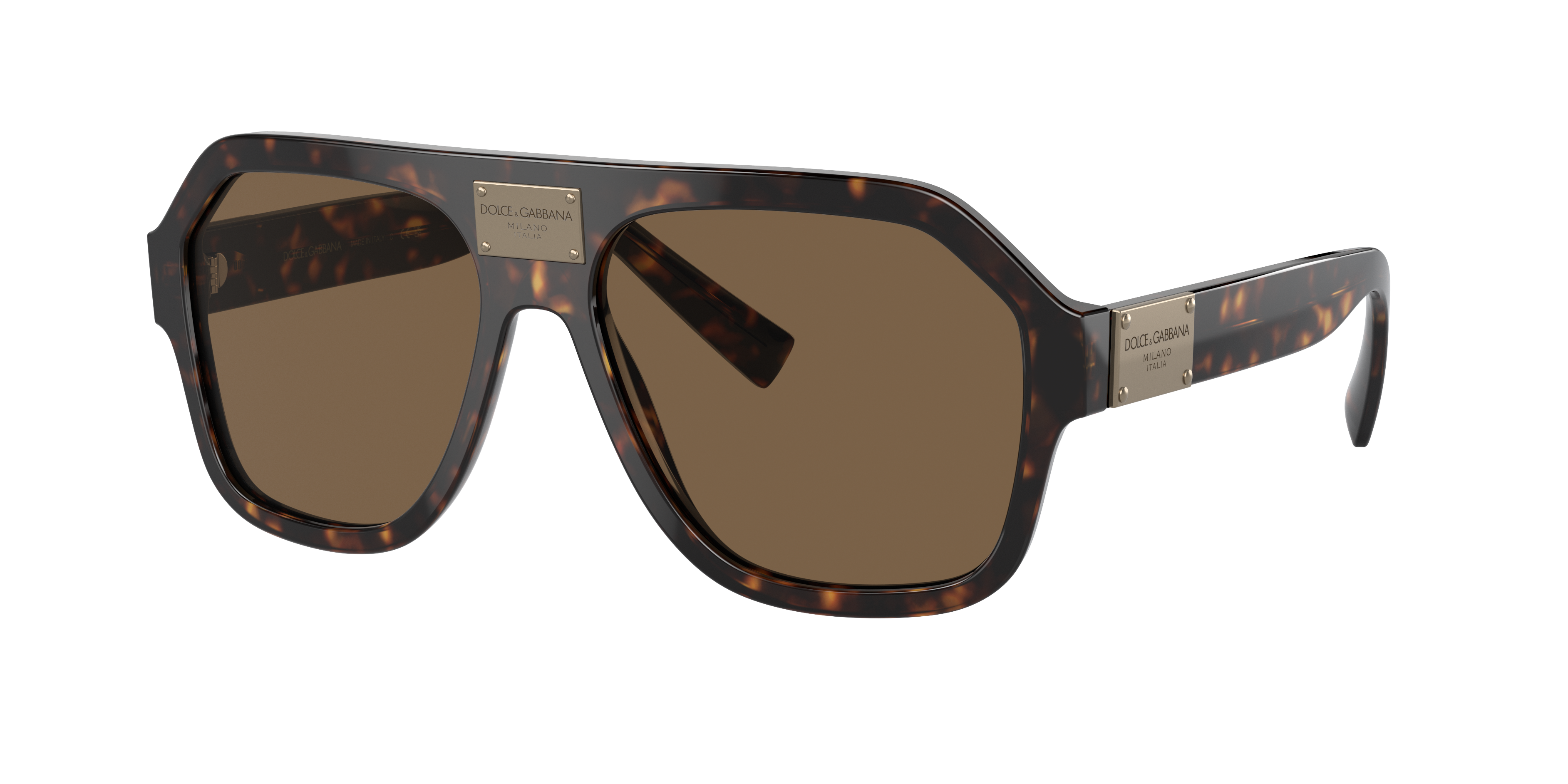 Shop Dolce & Gabbana Dolce&gabbana Man Sunglasses Dg4433 In Dark Brown