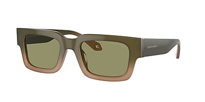 Giorgio Armani AR8184U 52 Polarized Green & Black Polarized