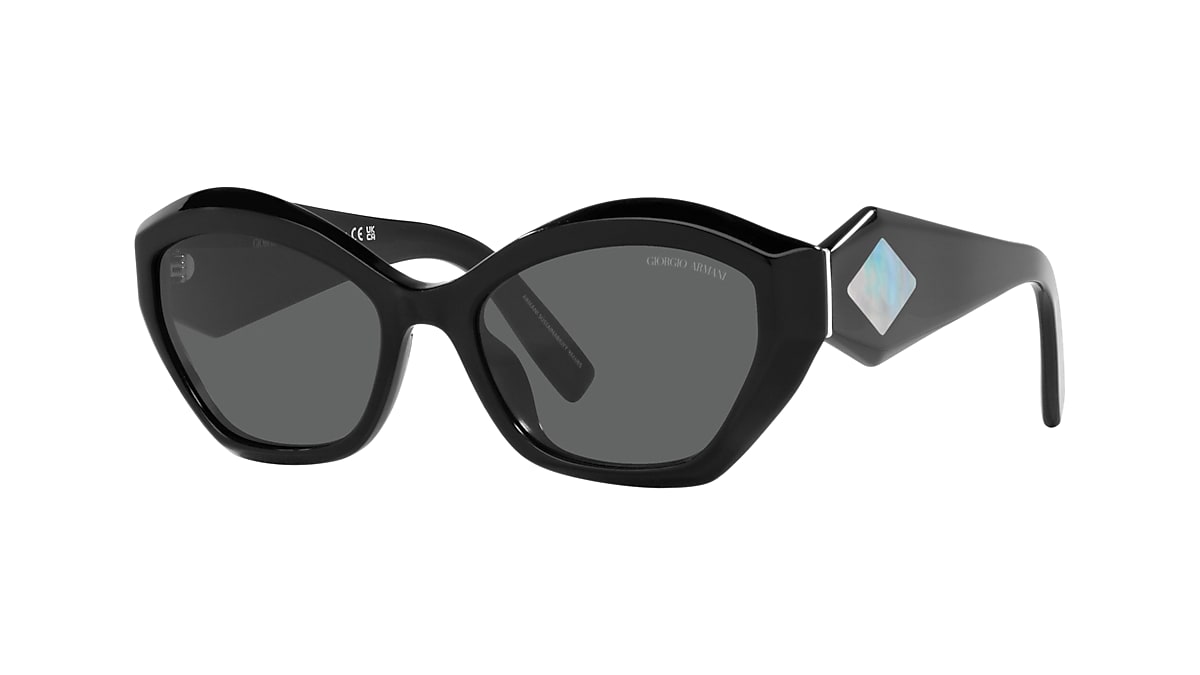 GIORGIO ARMANI AR8187U Black - Women Sunglasses, Dark Grey Lens