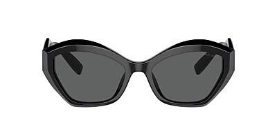 Giorgio Armani AR8187U 54 Dark Grey & Black Sunglasses | Sunglass 