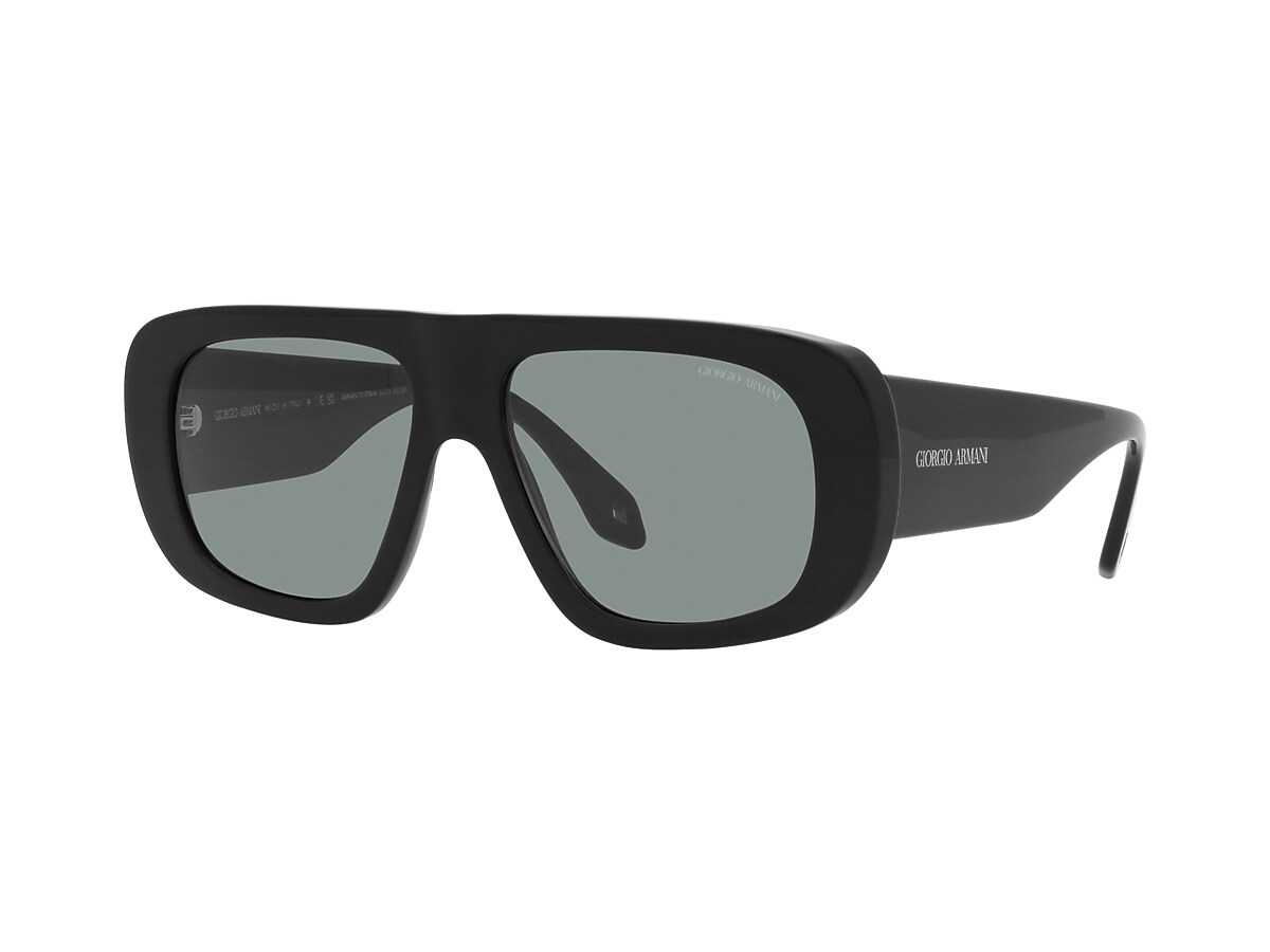 GIORGIO ARMANI AR8183 Black - Man Sunglasses, Grey Lens