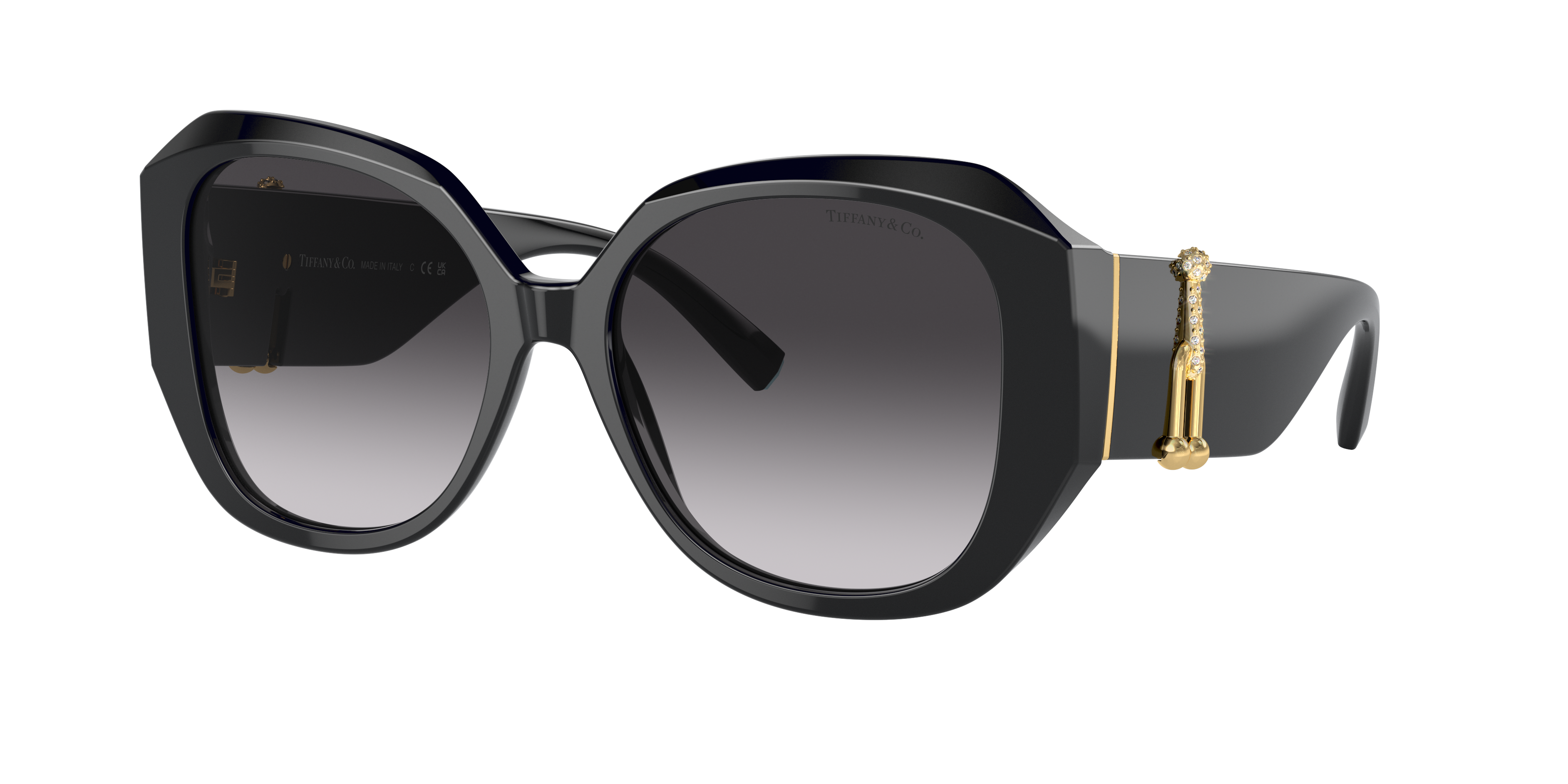 Shop Tiffany & Co . Woman Sunglasses Tf4207b In Grey Gradient