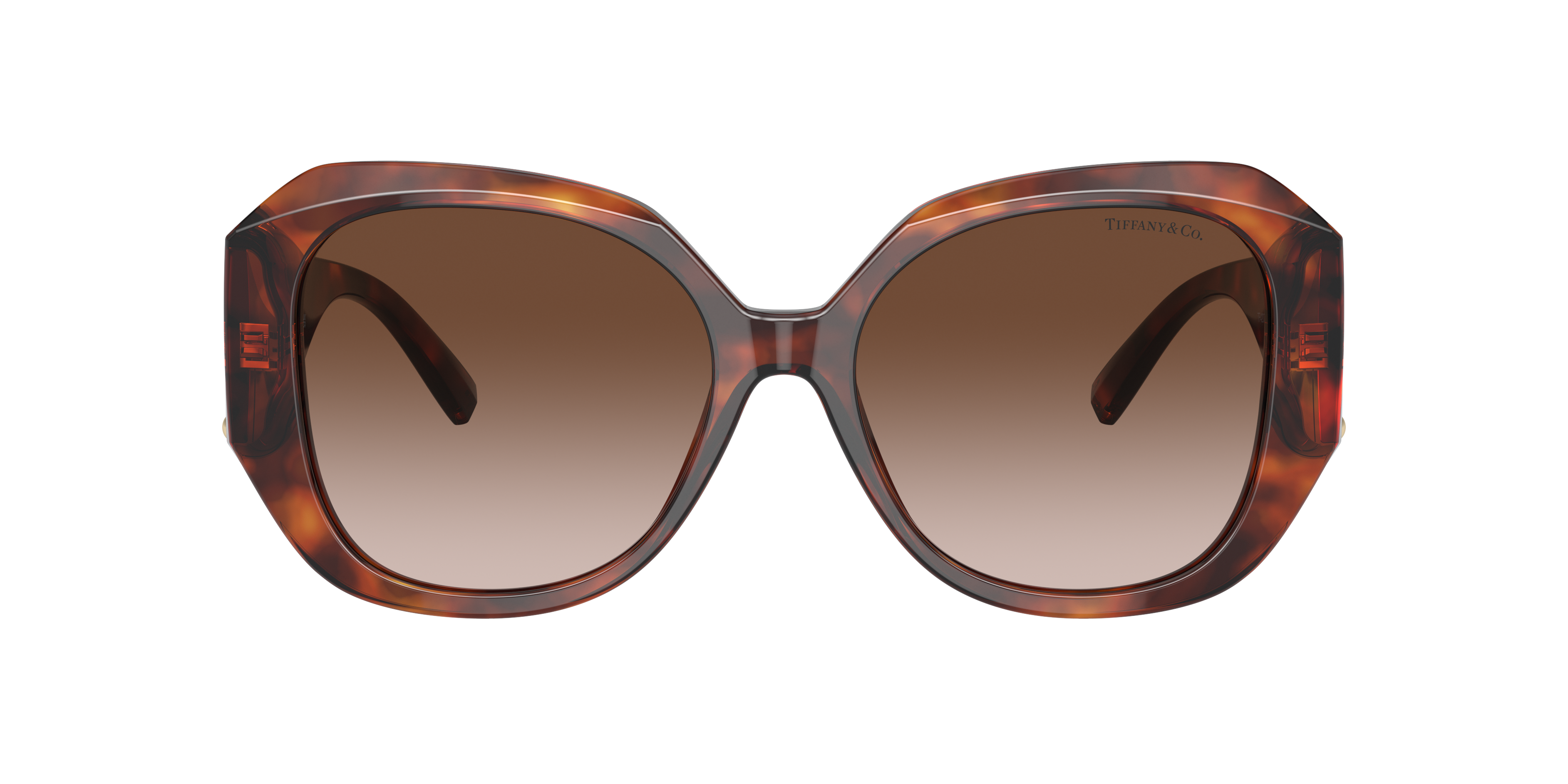 Shop Tiffany & Co . Woman Sunglass Tf4207bf In Brown Gradient