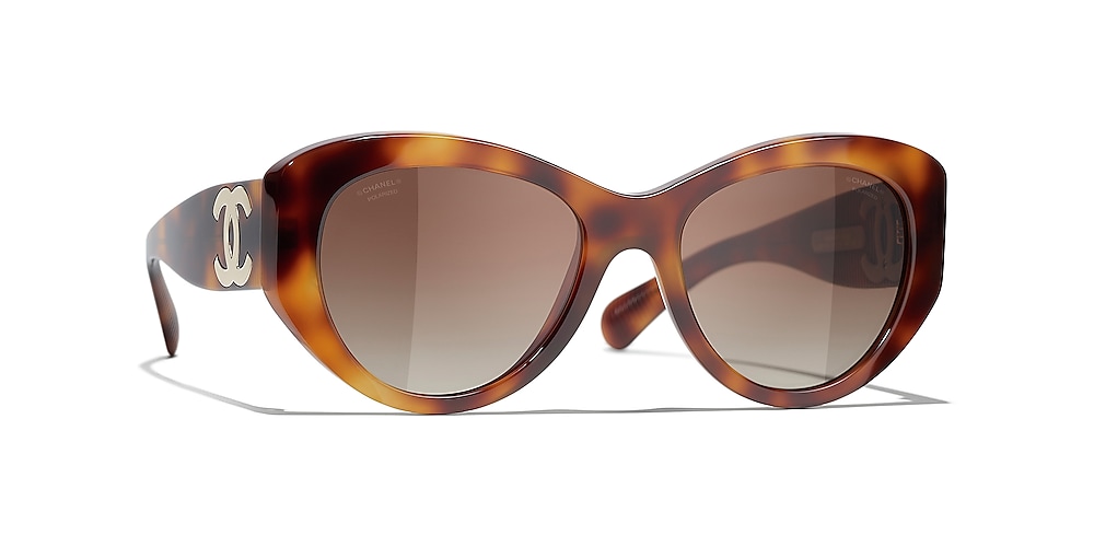 Chanel Butterfly Sunglasses CH5492 54 Brown & Tortoise Polarised Sunglasses