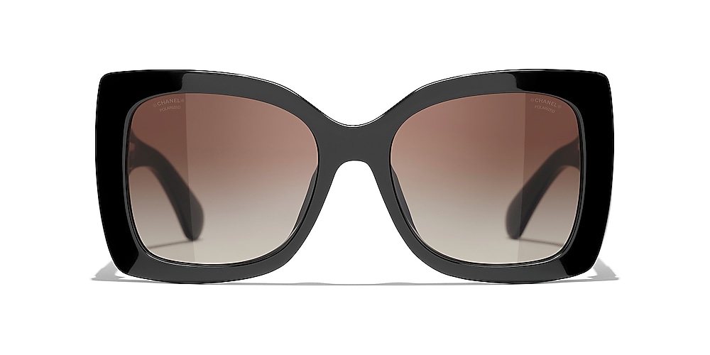 Chanel Square Sunglasses CH5494A 53 Brown & Black Polarised
