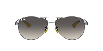 Ray-Ban RB8331M Scuderia Ferrari Collection 61 Grey & Silver