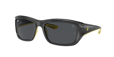 Ray-Ban RB4405M Scuderia Ferrari Collection 59 Dark Grey & Grey On