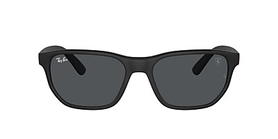 Ray-Ban RB4404M Scuderia Ferrari Collection 57 Dark Grey & Black