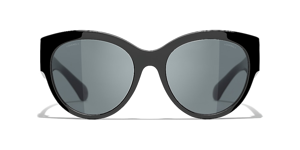 Chanel Butterfly Sunglasses CH5498B 54 Gray & Black Sunglasses