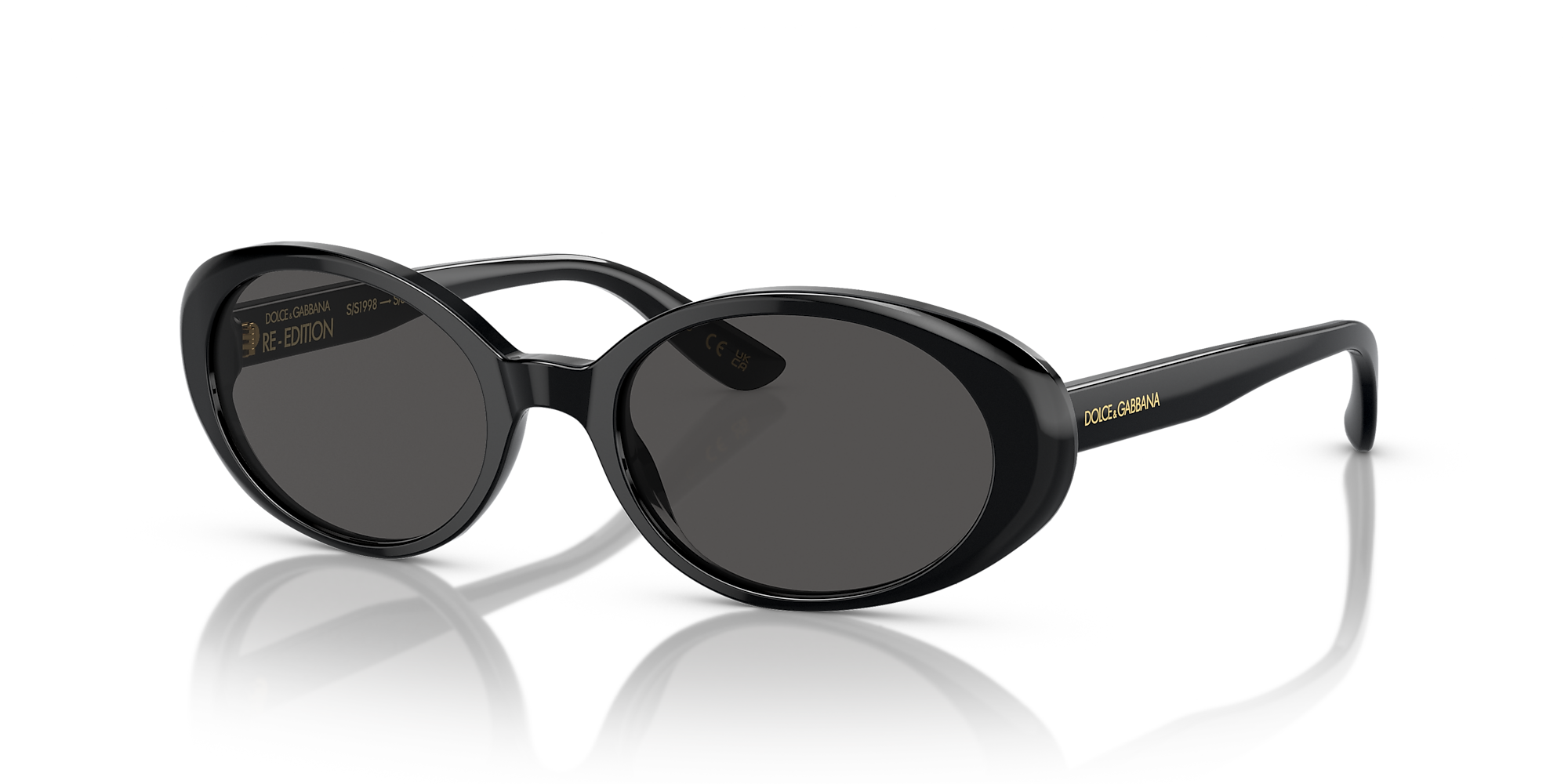 Dolce&Gabbana DG4443 52 Dark Grey & Black Sunglasses Sunglass Hut USA
