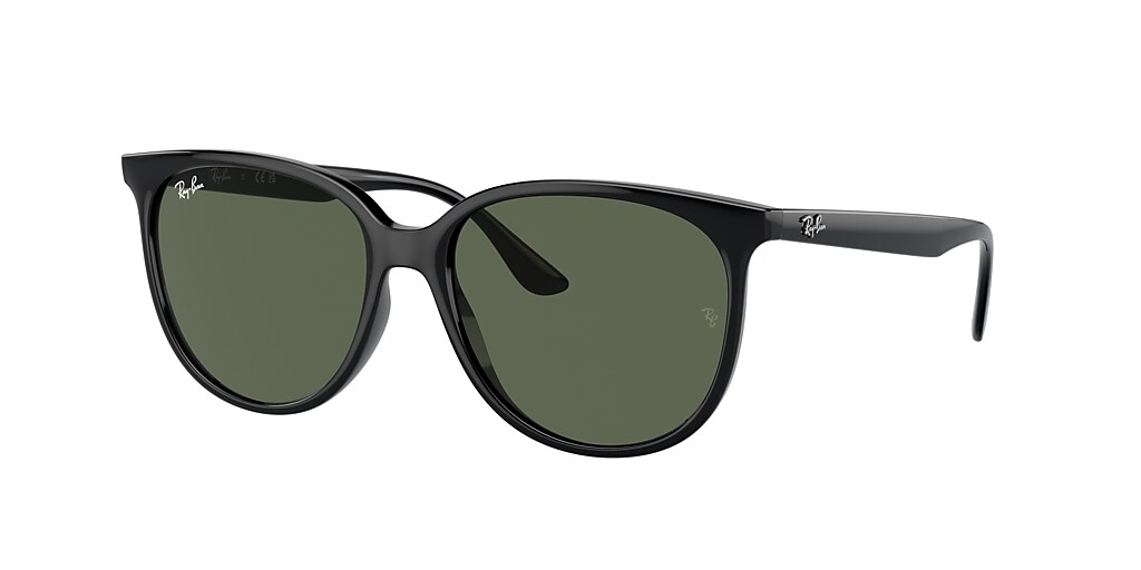 Ray-Ban RB4378 54 Dark Green & Black Sunglasses | Sunglass Hut USA