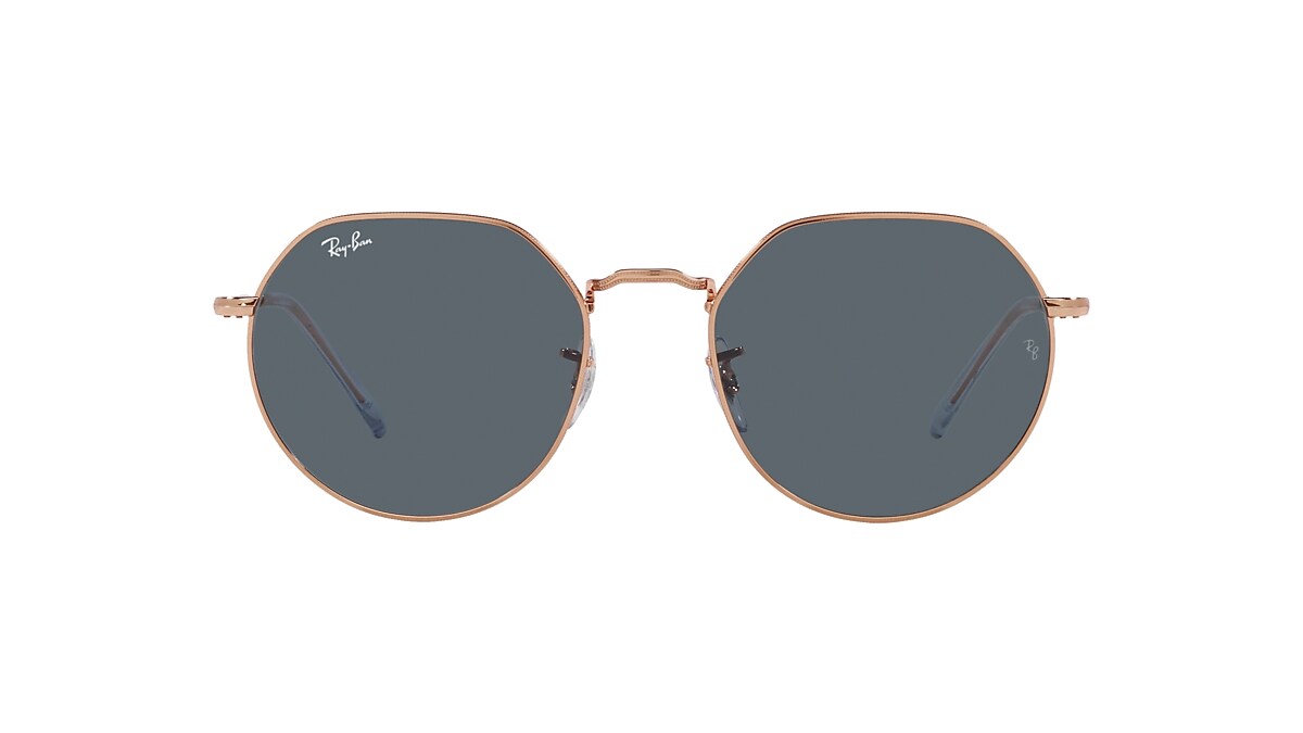 RAY-BAN RB3565 Rose Gold - Unisex Sunglasses, Blue Lens