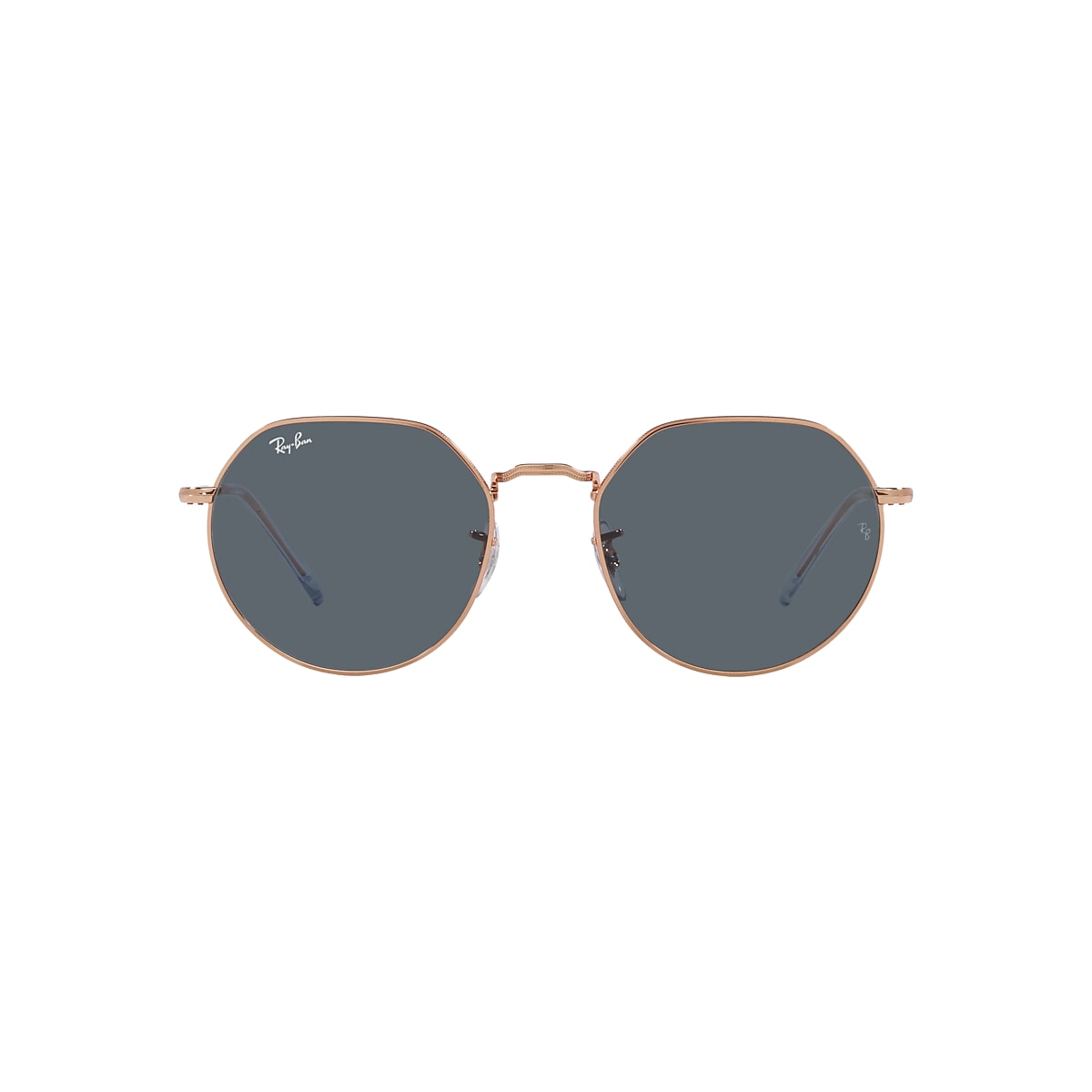 RAY-BAN RB3565 Rose Gold - Unisex Sunglasses, Blue Lens