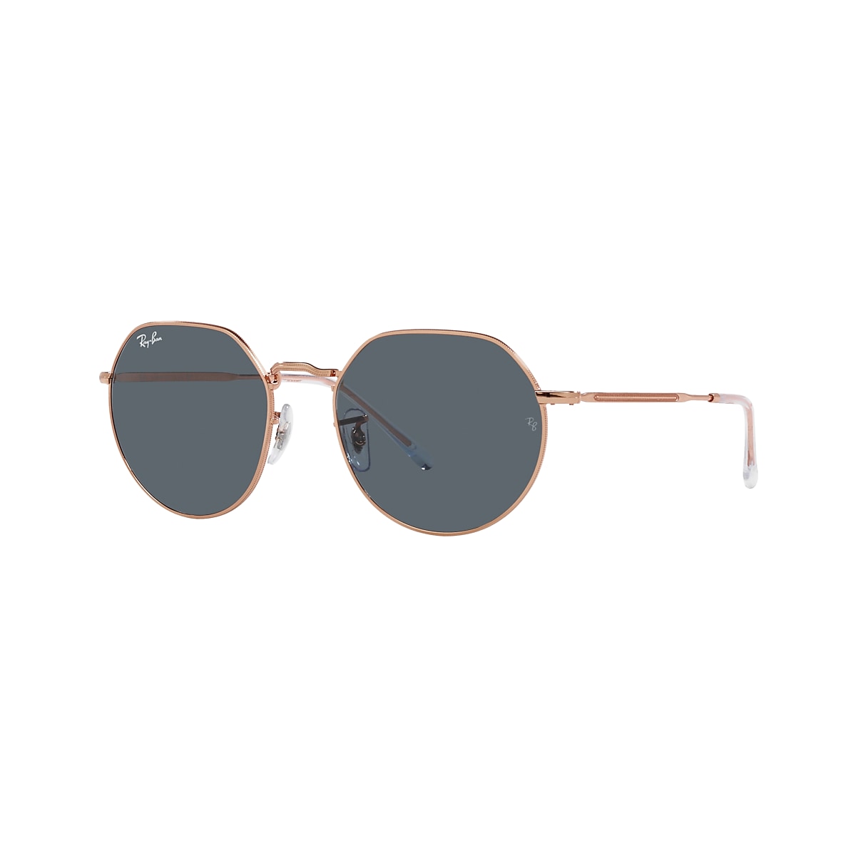 RAY-BAN RB3565 Rose Gold - Unisex Sunglasses, Blue Lens