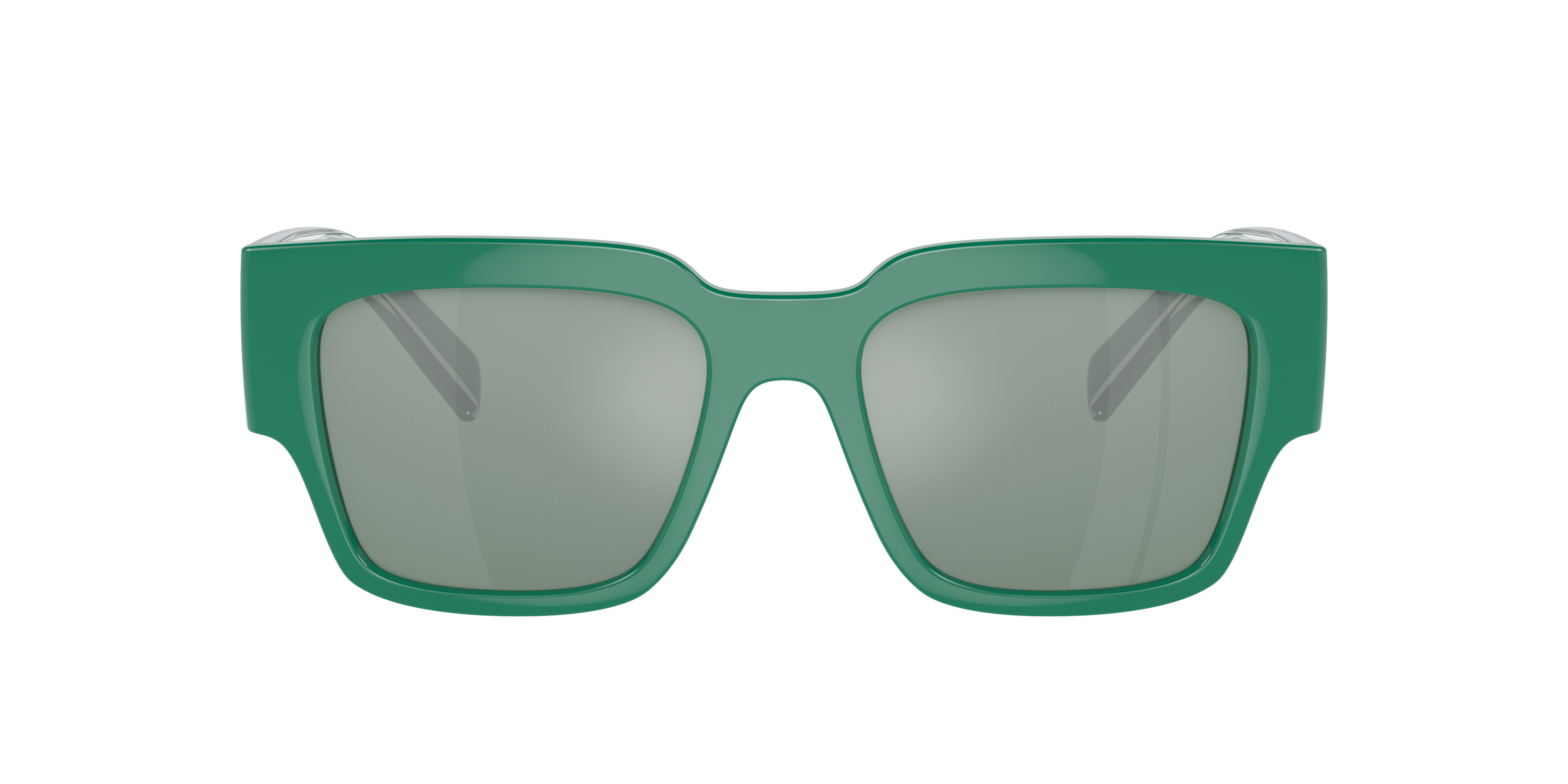 Shop Dolce & Gabbana Dolce&gabbana Man Sunglass Dg6184 In Petrol Green Mirror Silver