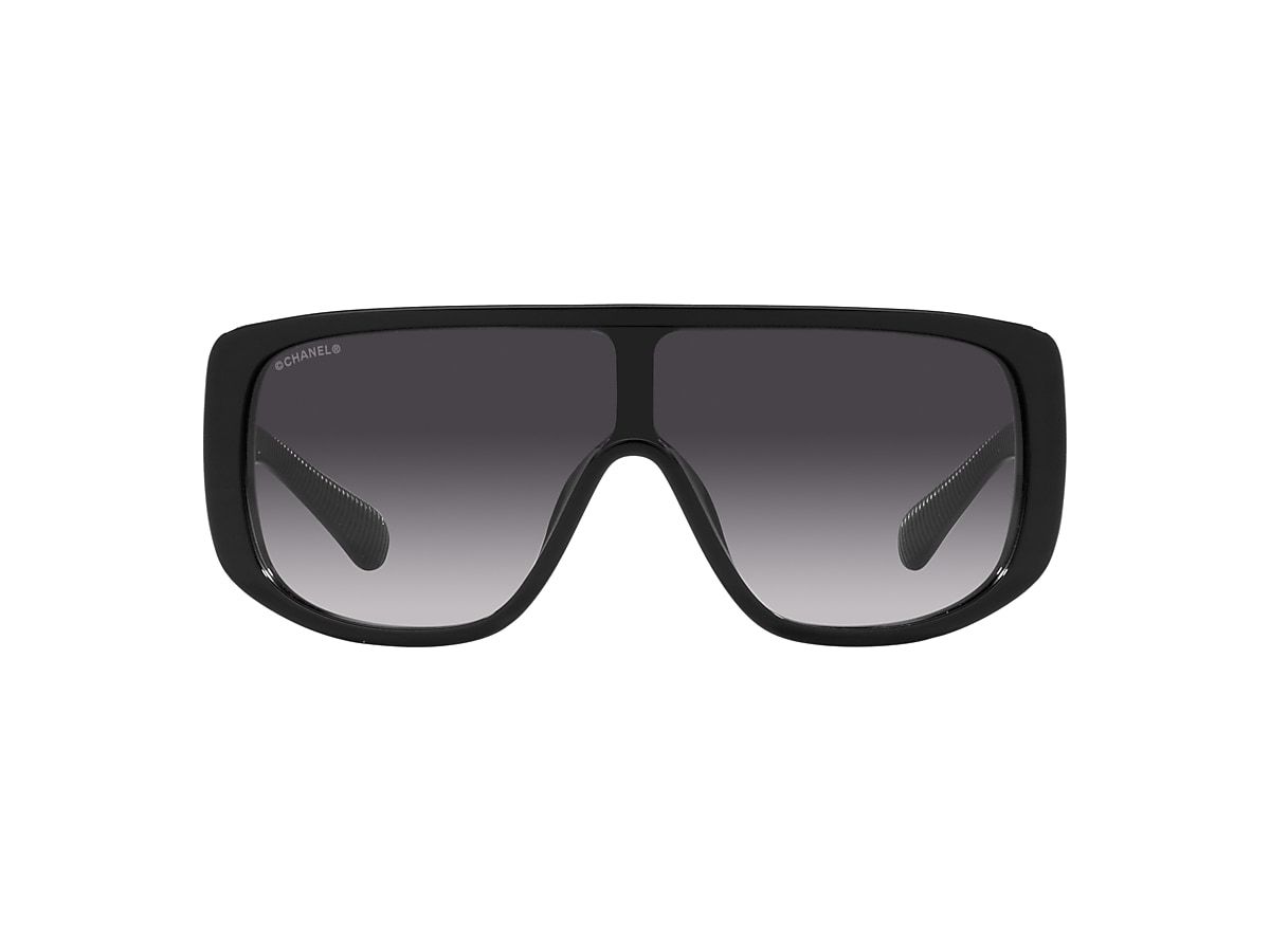 Chanel Shield Sunglasses CH5495 01 Gray & Black Sunglasses