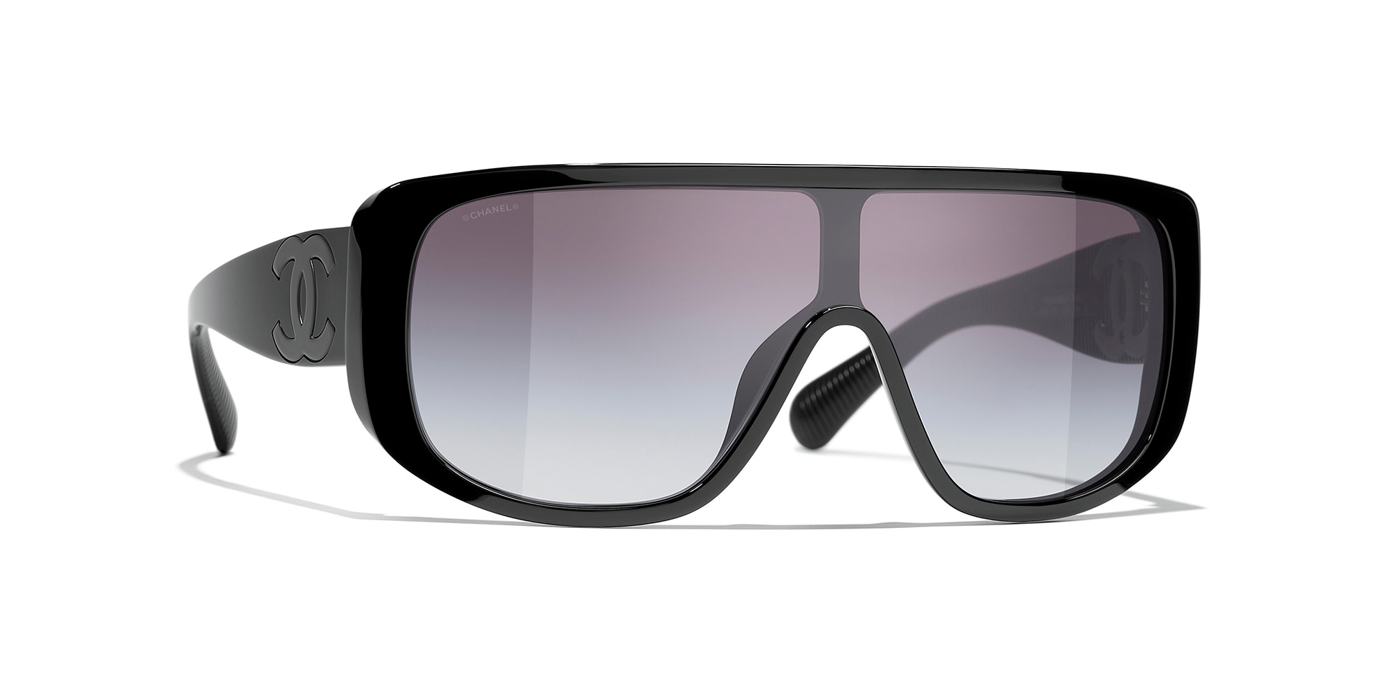 Pre-owned Chanel Woman Sunglasses Shield Sunglasses Ch5495