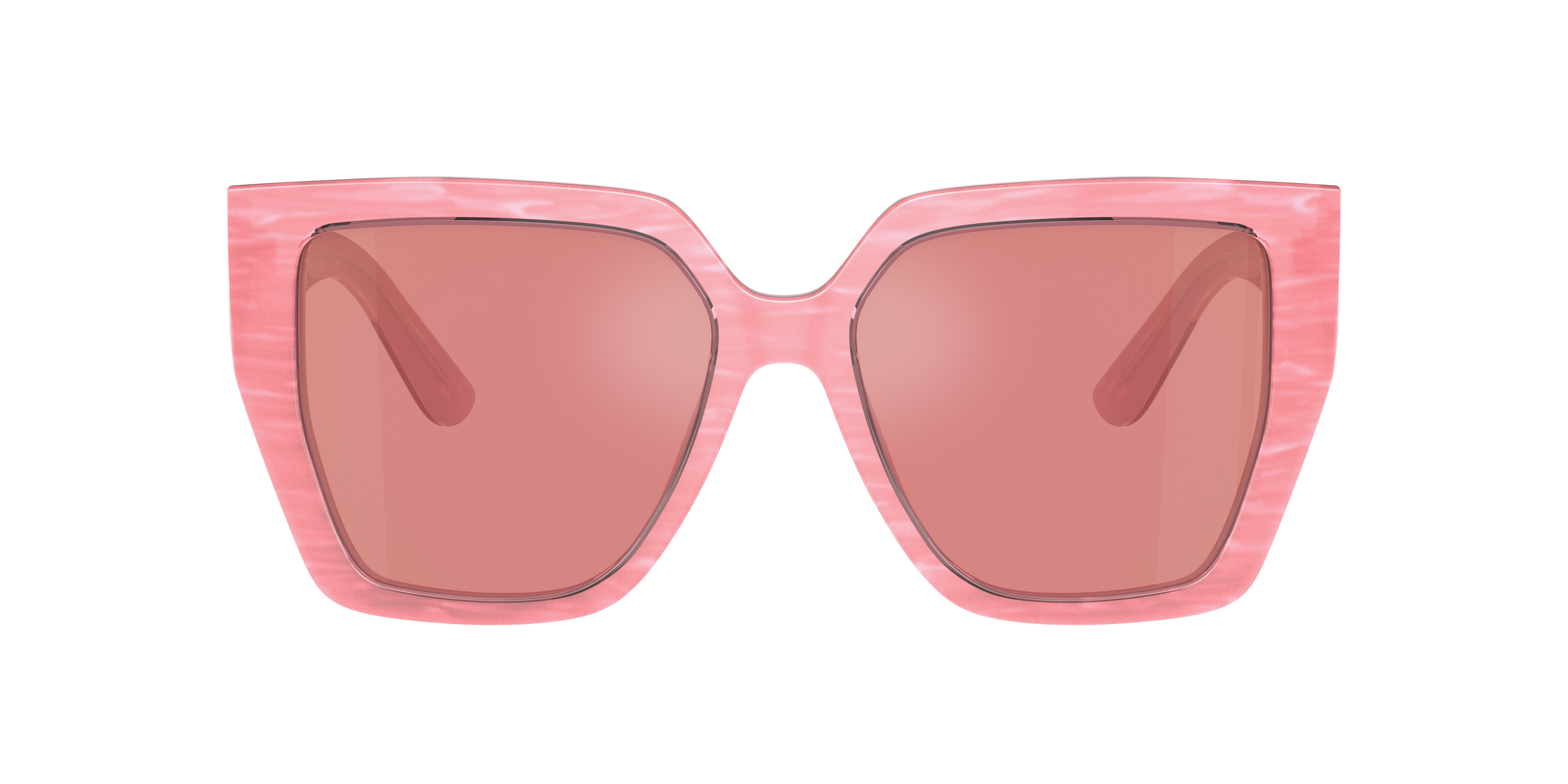 Shop Dolce & Gabbana Dolce&gabbana Woman Sunglasses Dg4438f In Pink Dark Mirror Red