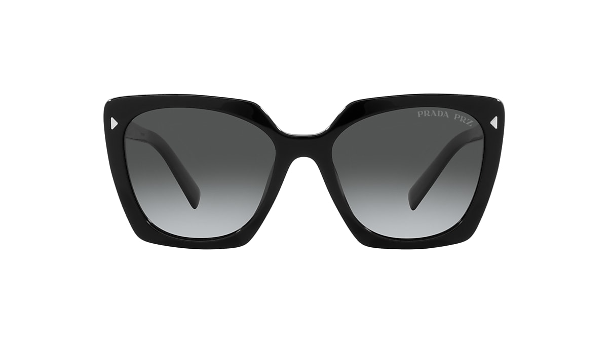 Prada PR 23ZS 54 Polar Grau Verlaufstönung & Schwarz Polarisiert 