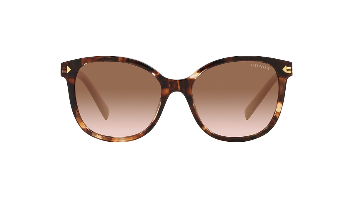Prada PR 22ZS S (53 - 17) with Brown lenses and Tortoise