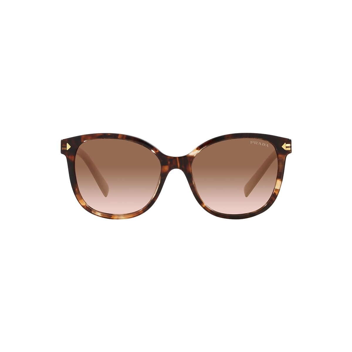 Prada PR 22ZS S (53 - 17) with Brown lenses and Tortoise