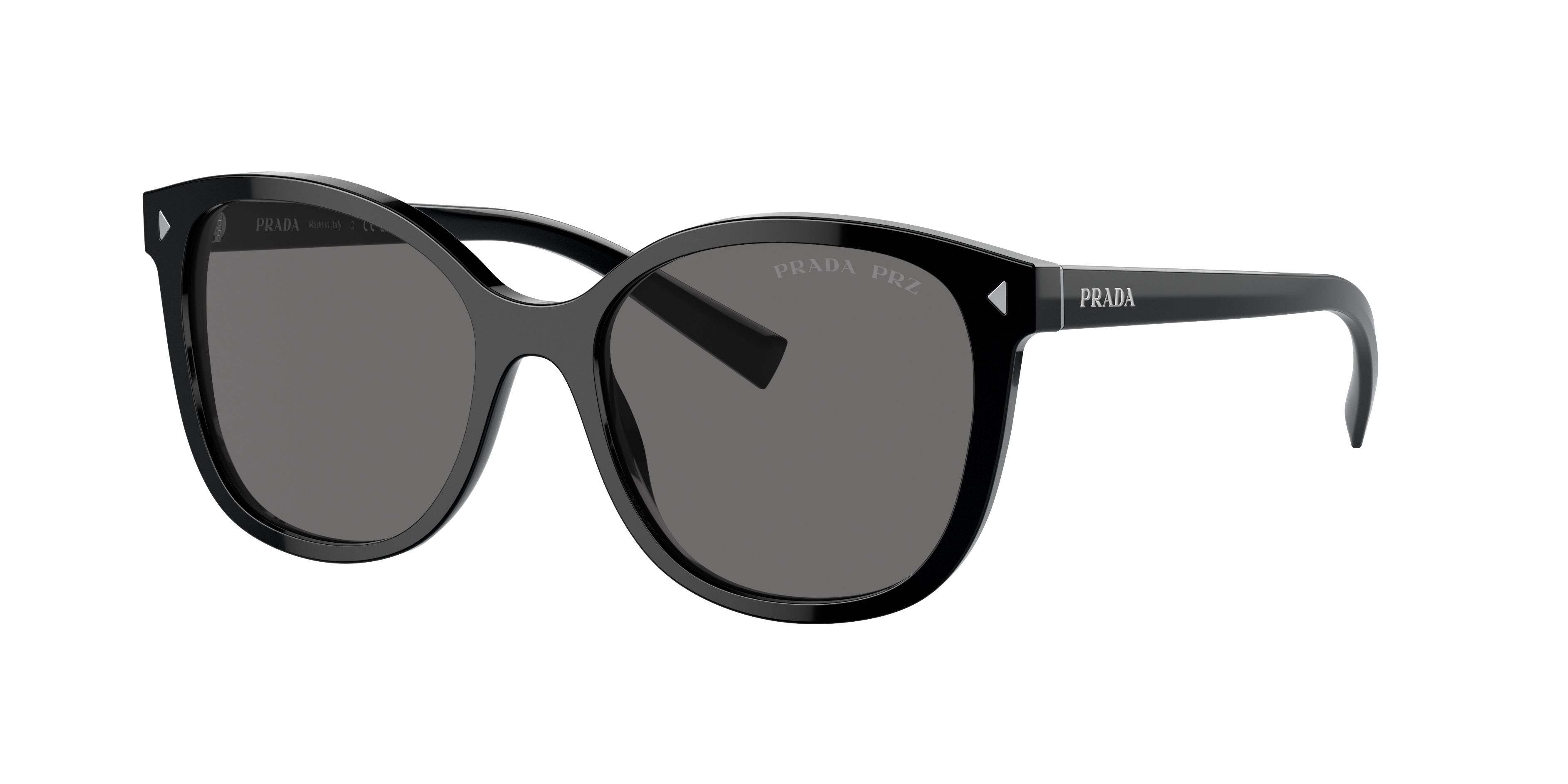 Shop Prada Woman Sunglasses Pr 22zs In Polar Dark Grey