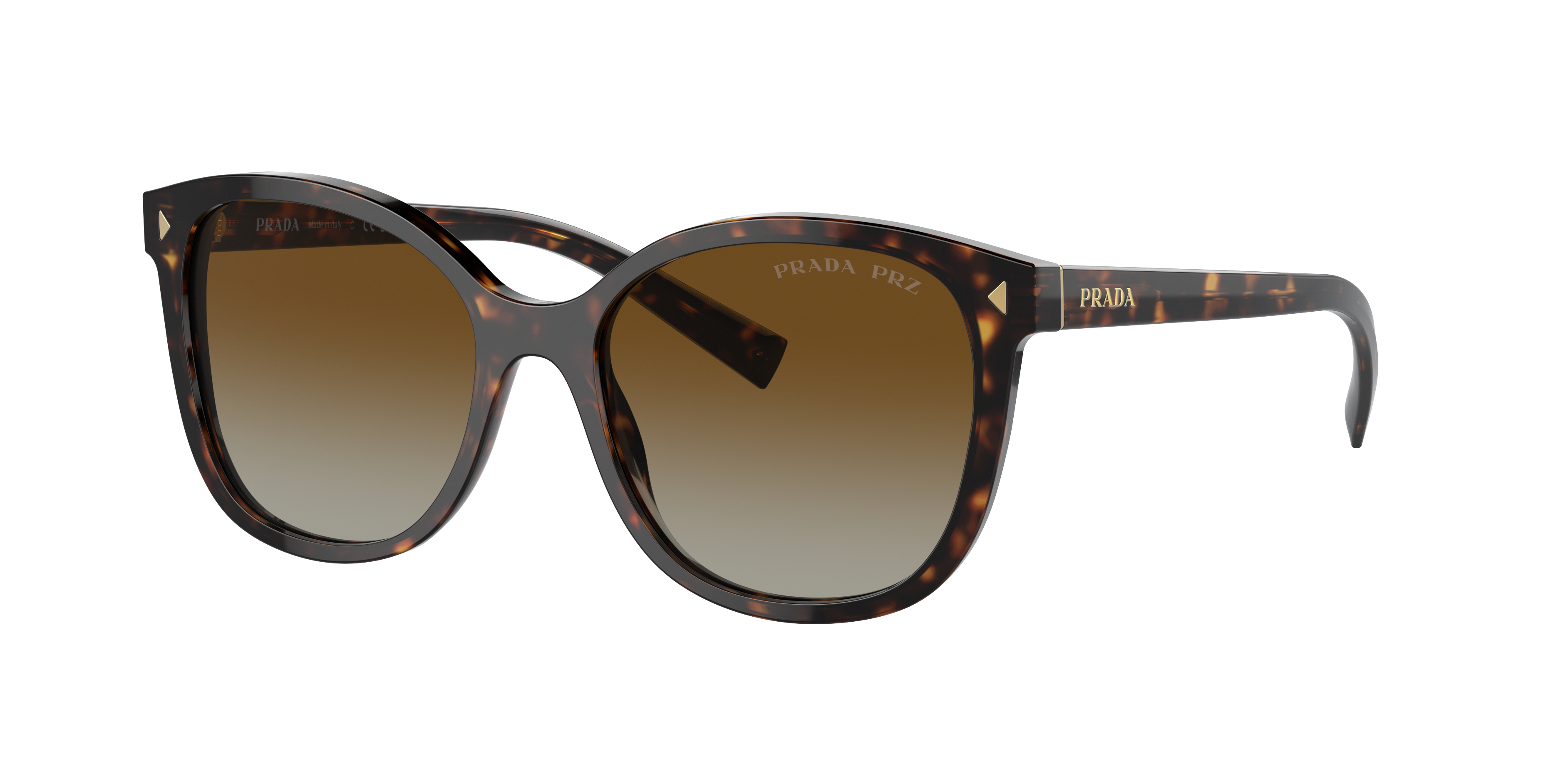 Prada Woman Sunglass Pr 22zs In Polar Brown Gradient