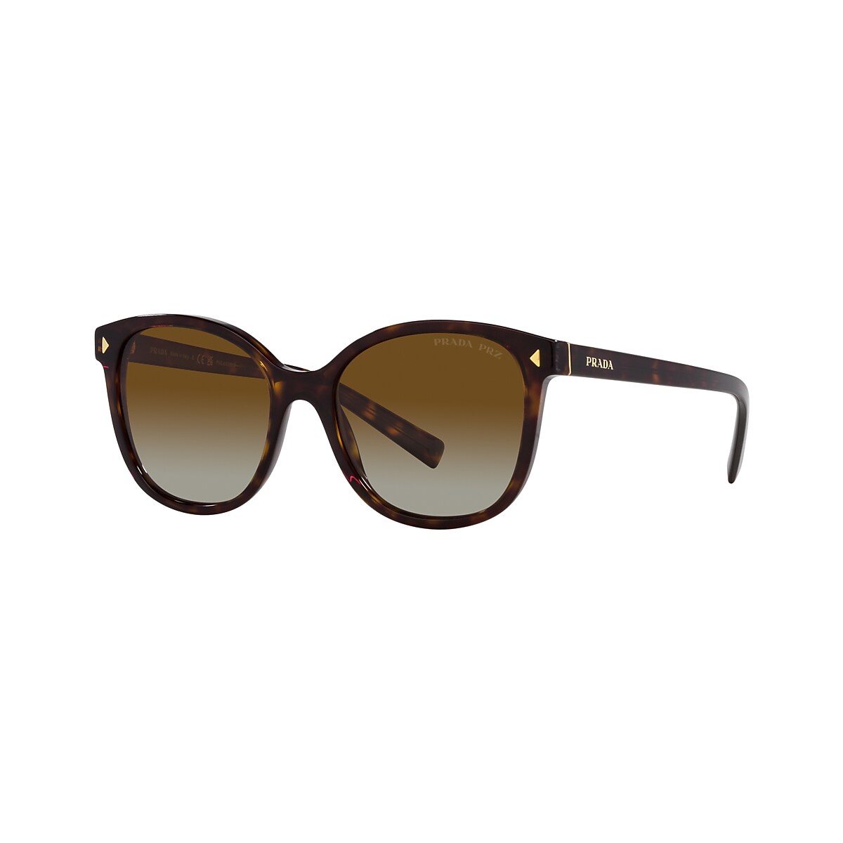 Prada PR 22ZS S (53 - 17) with Brown lenses and Tortoise