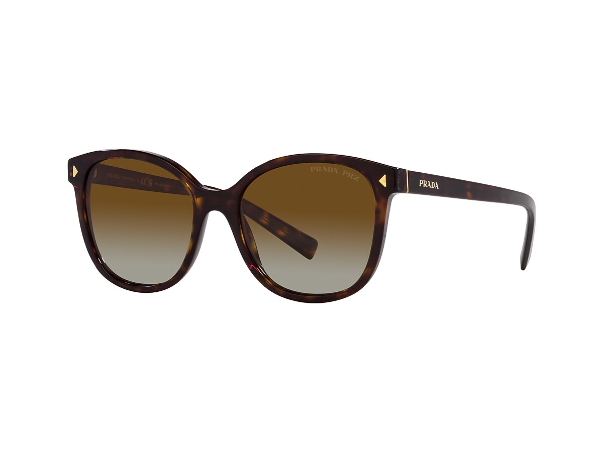 PRADA PR 22ZS Tortoise - Women Luxury Sunglasses, Polar Brown Gradient Lens