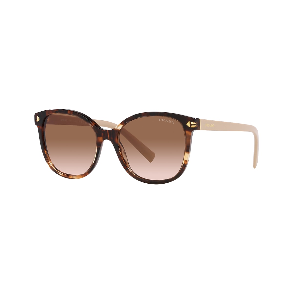 小物 PRADA archive Brown Sunglasses Prada PR 22ZS S (53 - 17) with Brown lenses and Tortoise