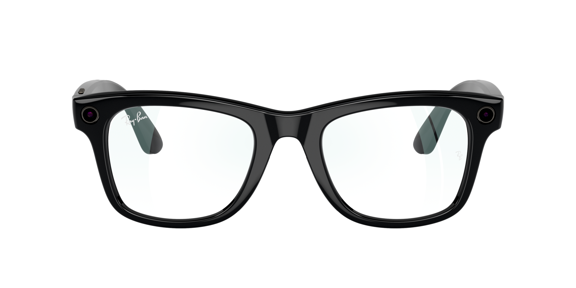 Ray-Ban Unisex  RW4006 RAY-BAN | META WAYFARER -  Frame color: Black, Lens color: Clear