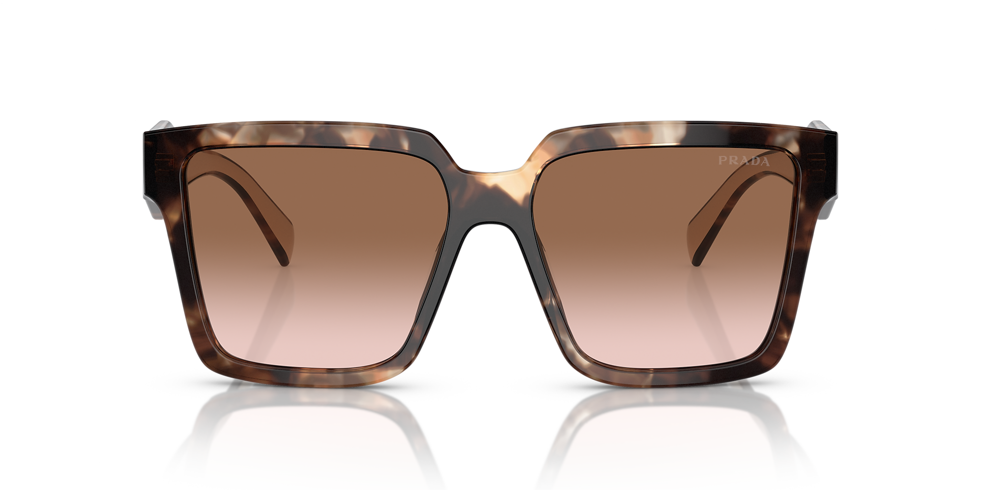 Prada PR 24ZS Caramel Tortoise / Brown Gradient / Gradient image 2